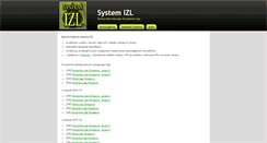 Desktop Screenshot of izl.michzimny.pl