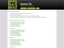Tablet Screenshot of izl.michzimny.pl